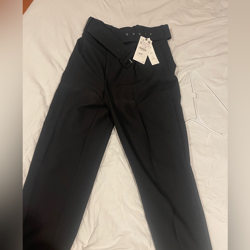 Black Zara pants. XL.  New with tags. Never worn